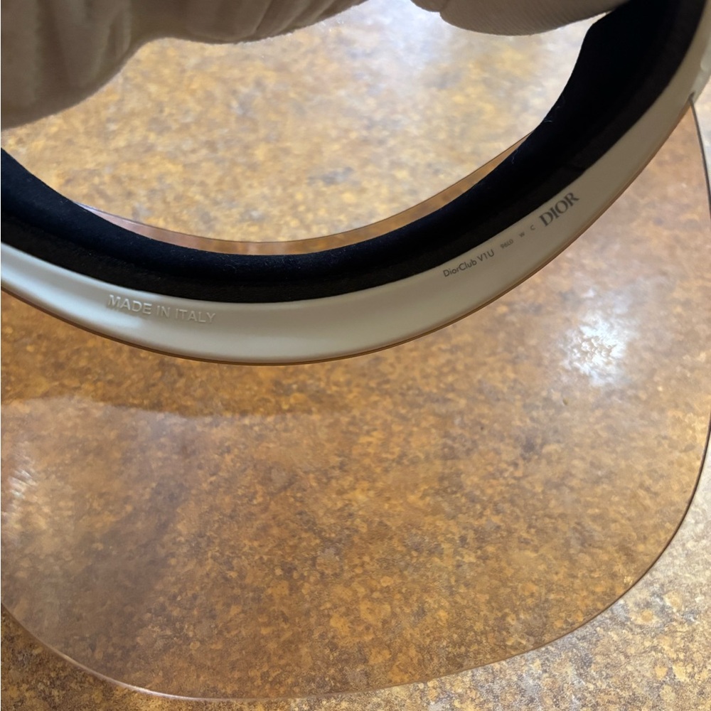 Dior Beige and Tan Sun Visor - Picture 3 of 6